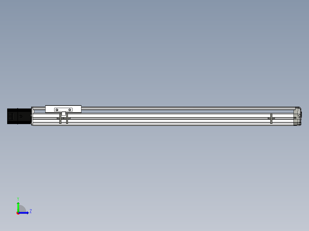 Toyo东佑达直线模组-ETH14-800-BC-200W左视图