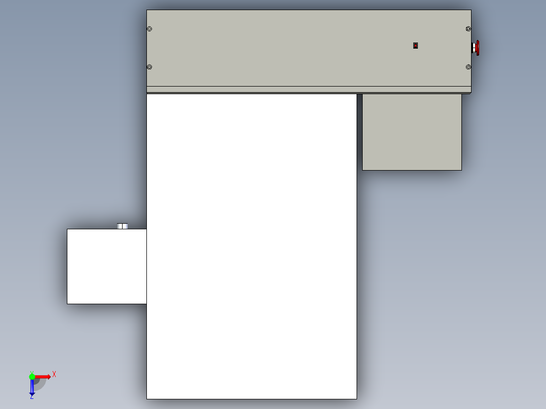 报废板画印俯视图