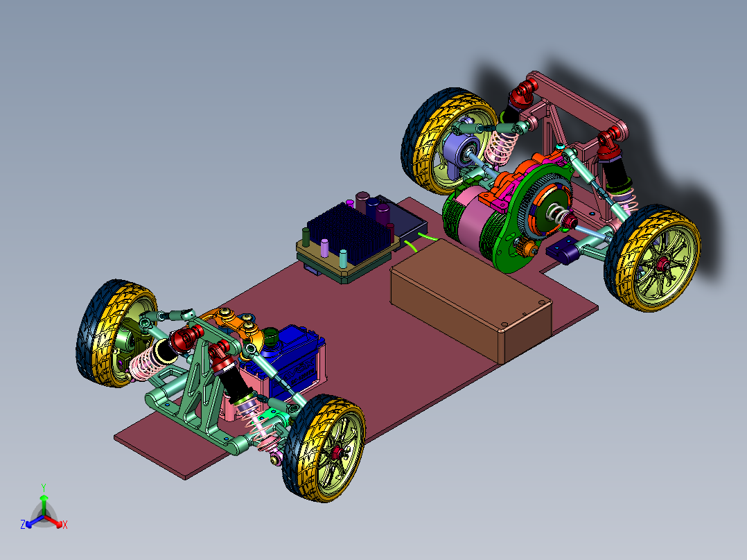 超级小后驱竞赛遥控车