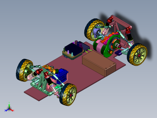 超级小后驱竞赛遥控车