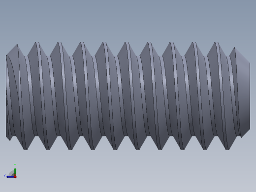 UNC 平头紧定螺钉-UNC SET SCREW 2-58 x 0.187.SLDPRT右视缩略图