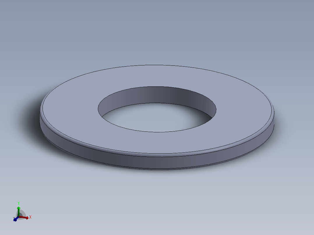 SAE平垫圈-FLAT WASHER SAE 0.375.SLDPRT