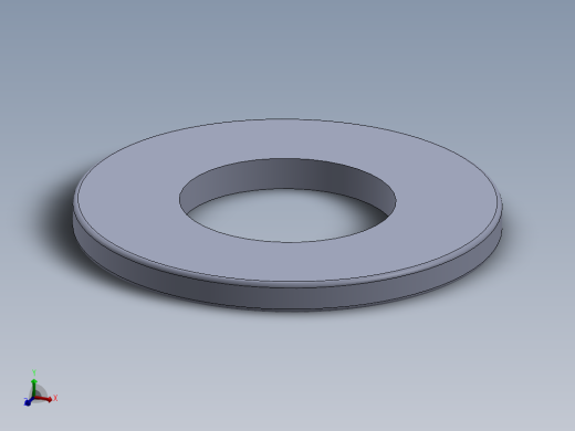 SAE平垫圈-FLAT WASHER SAE 0.375.SLDPRT