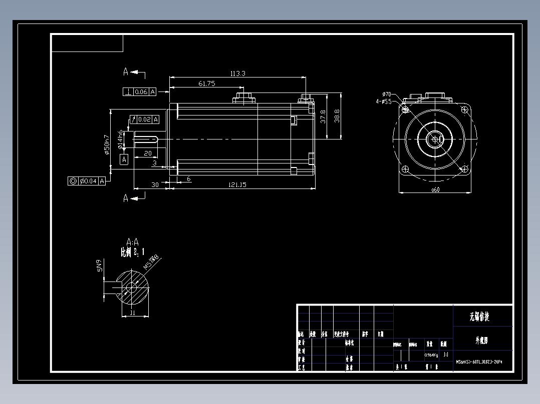 电机MS6H(S)-60TL30BZ3-20P4.DWG