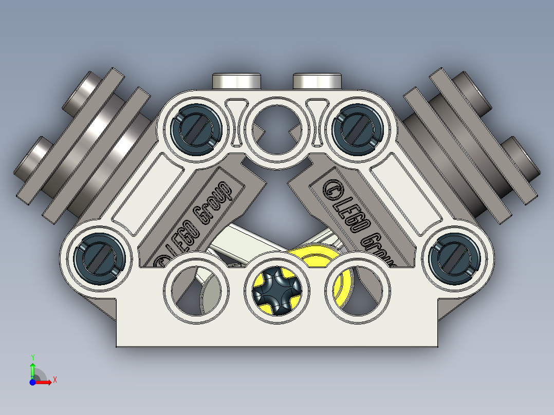 气缸电机-Engine Assembly Test前视图