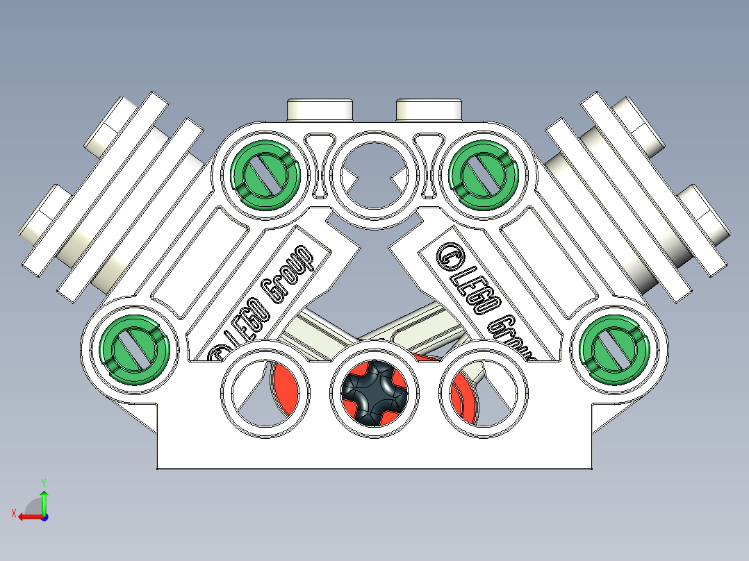 气缸电机-Engine Assembly Test后视图