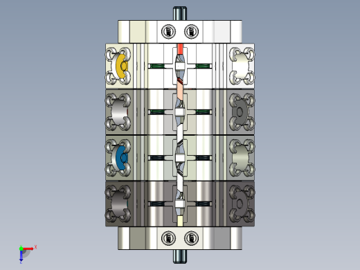 气缸电机-Engine Assembly Test俯视缩略图