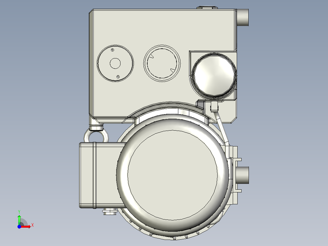 普旭泵NX5_RA0100F_ATEX_ZZ前视图