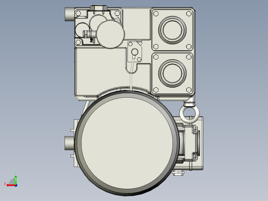 普旭泵NX5_RA0100F_ATEX_ZZ后视图
