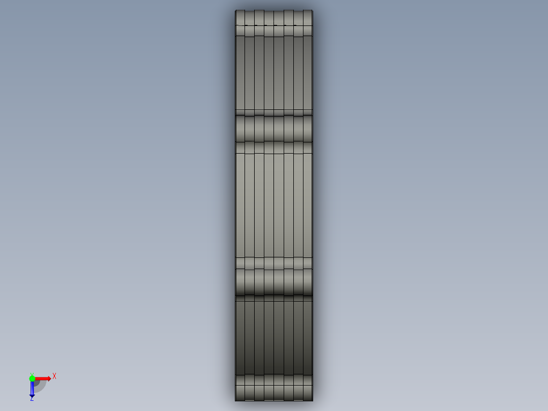 轴流电动机概念俯视图