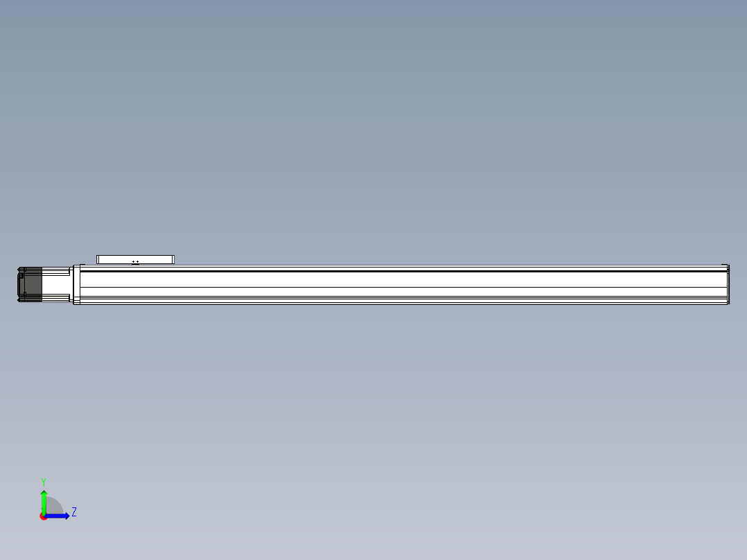 丝杠滑台-全封闭-EC17-Lx-C-S1250-BC-P75-D3左视图