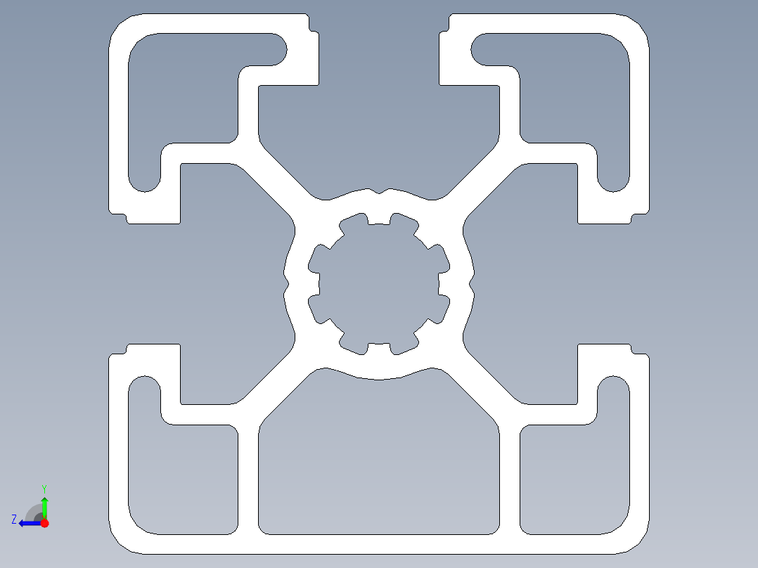 型材-BR 45X45L 3N KJN992404.STEP右视图