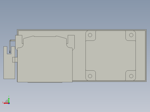 直线模组LHA6-S250-R-200W(16丝杆)设计图纸后视缩略图