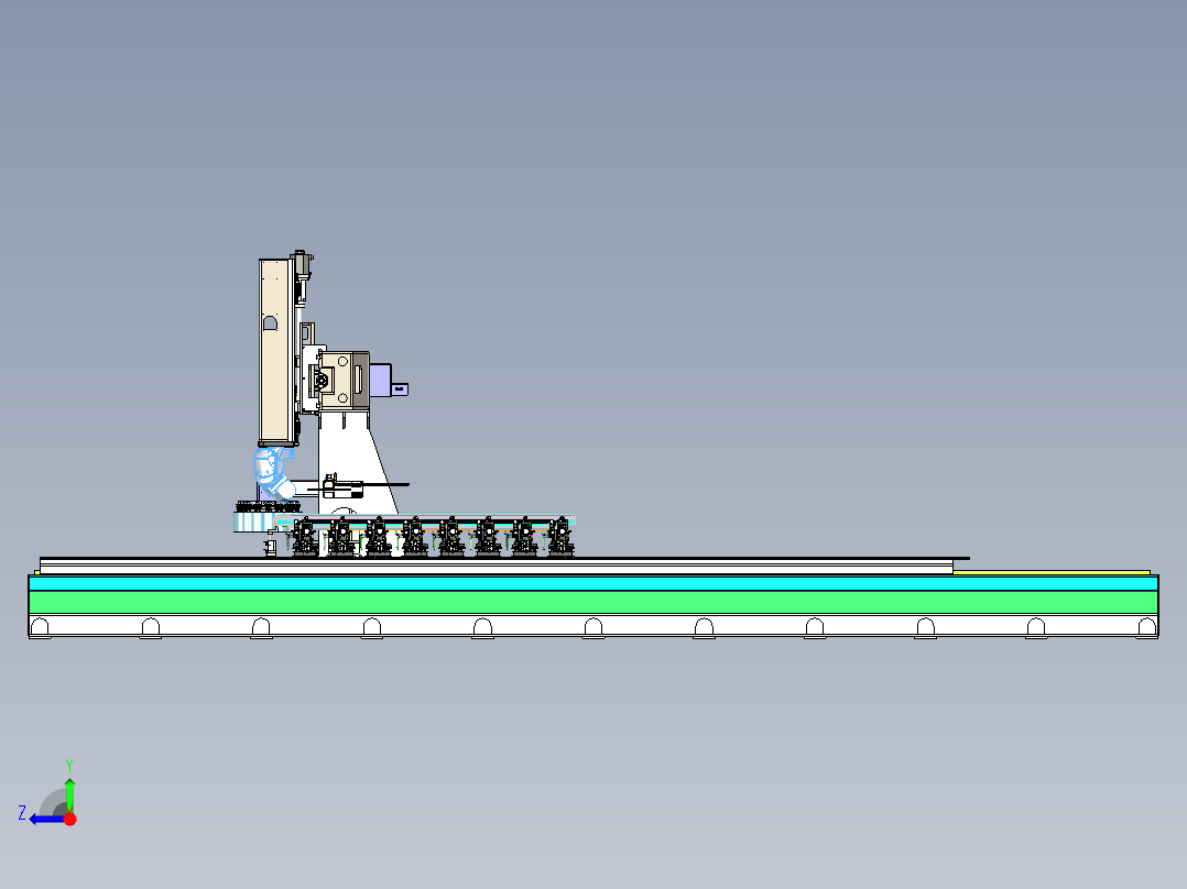 SHY-单臂C型五轴设备8000右视图