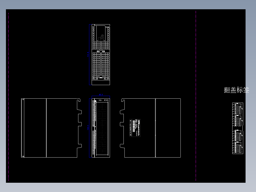 XG-E32X外观尺寸图