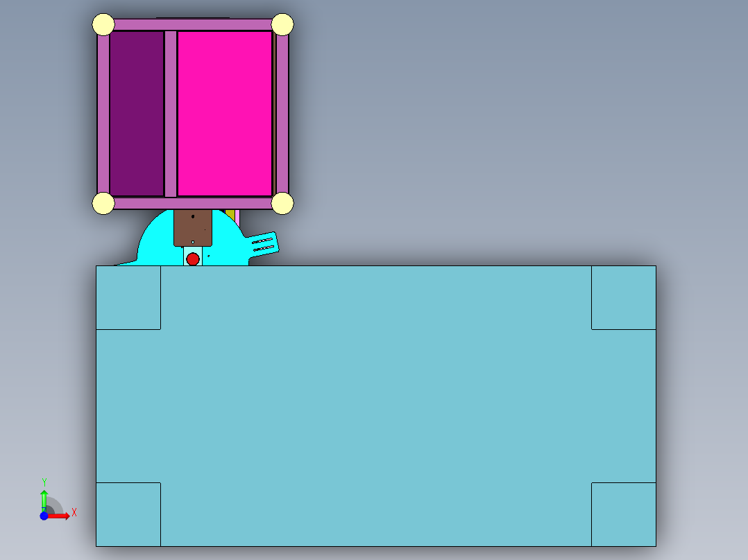 钣金数控压机送板机前视图