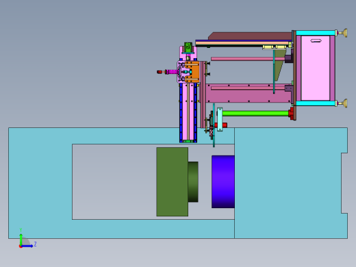 钣金数控压机送板机左视缩略图