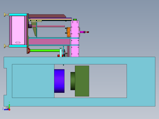 钣金数控压机送板机右视缩略图