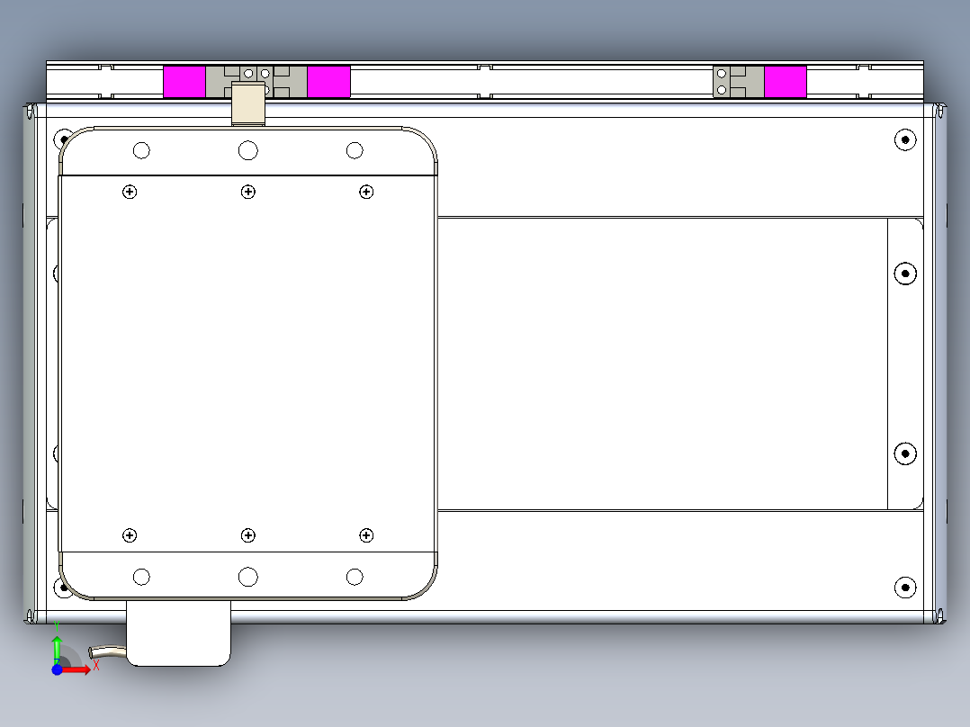 威洛博LC系列3d模型模组LC22H1Y-S200前视图