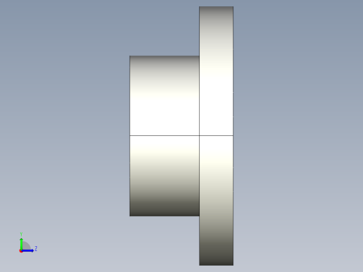 軸承座(雙軸承型)BRWN-3D多系列多零件图纸模型左视缩略图