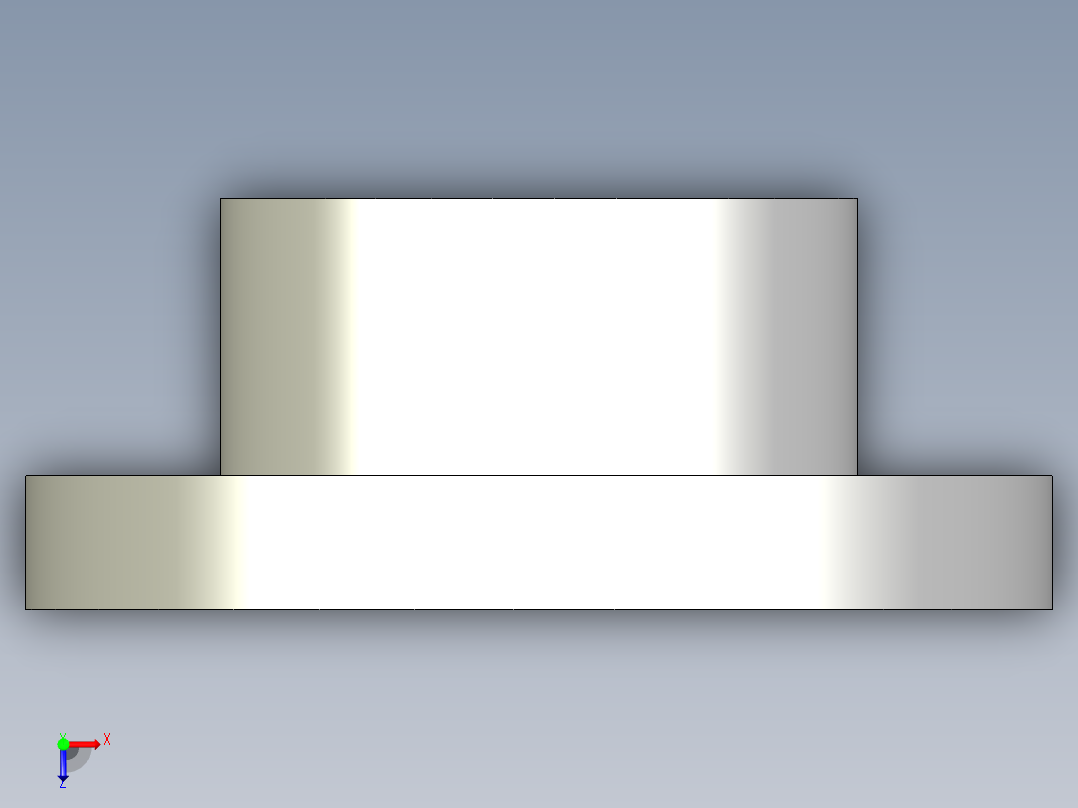 軸承座(雙軸承型)BRWN-3D多系列多零件图纸模型俯视图
