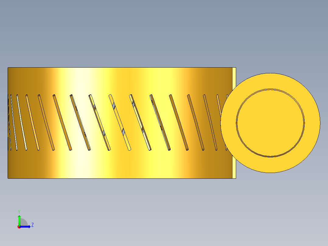 倒齿式工业管接头Stainless Steel Worm Drive Clamp 97HC-12左视图