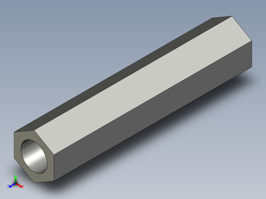 長六角螺帽LHN1-3D多系列多零件图纸模型