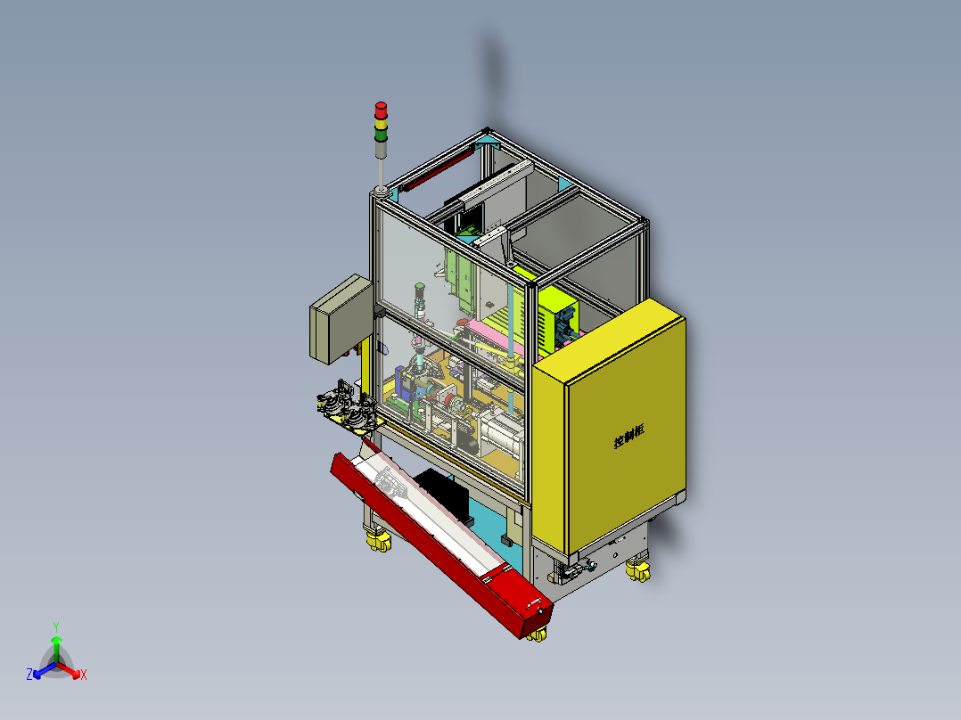 壳体压销管正等轴测图