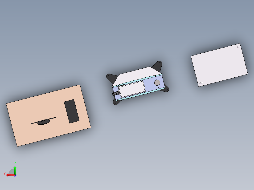 万能压力试验仪后视图