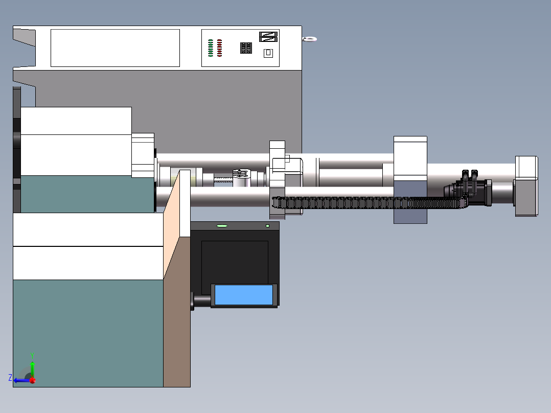 万能压力试验仪右视图