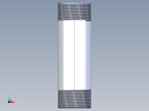 CPVC管件33-Sch80_Nipple_MPTxMPT_9861-218_1.5in x 6in前视缩略图