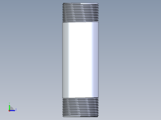 CPVC管件33-Sch80_Nipple_MPTxMPT_9861-218_1.5in x 6in左视缩略图