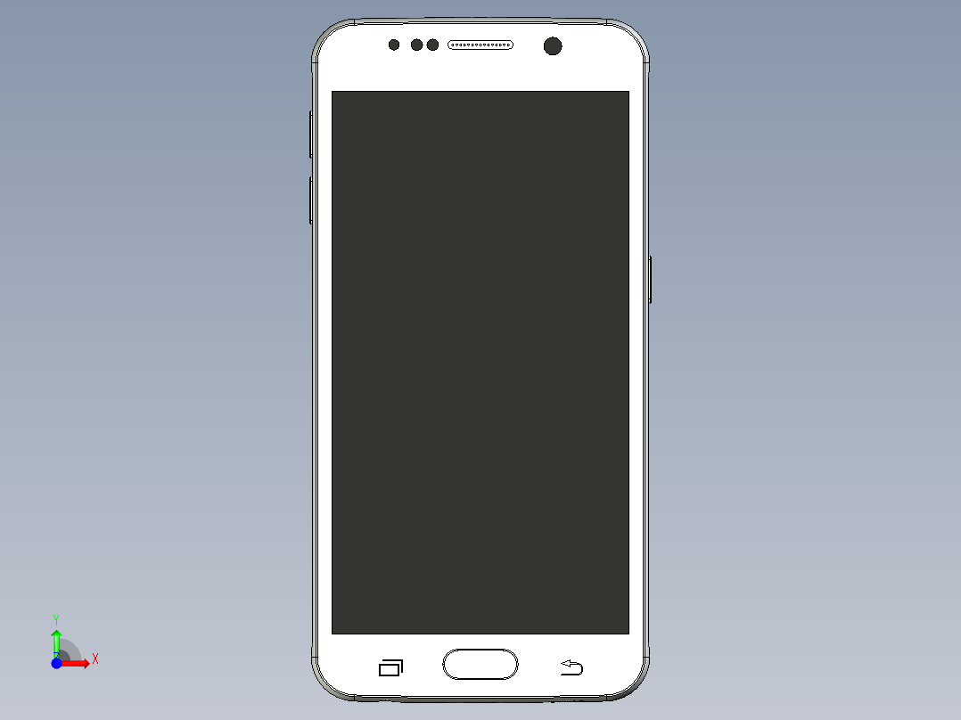 三星Galaxy+S6前视图