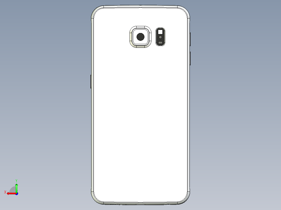 三星Galaxy+S6后视图