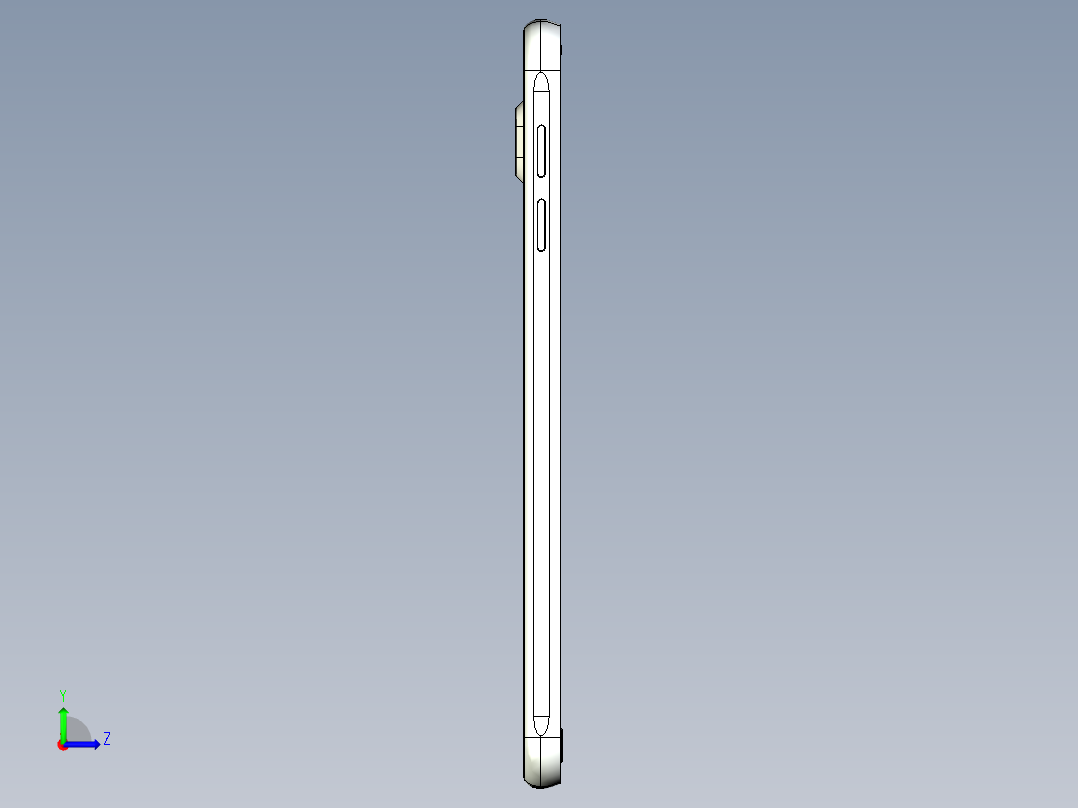 三星Galaxy+S6左视图