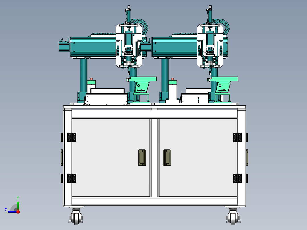 螺母组装设备sw18右视图