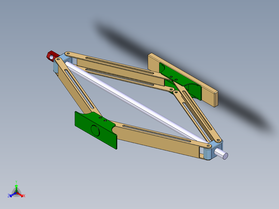 千斤顶模型主视图