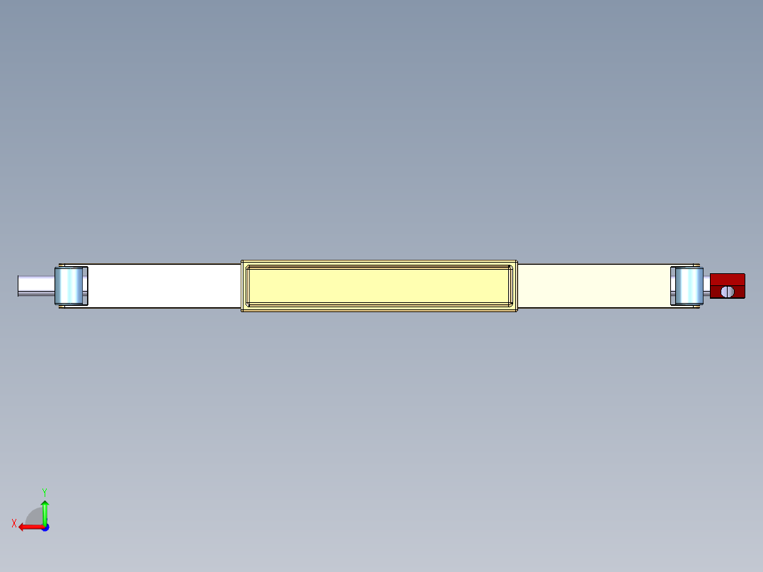 千斤顶模型后视图