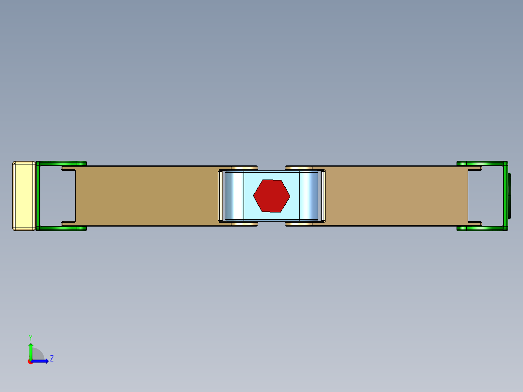 千斤顶模型左视图