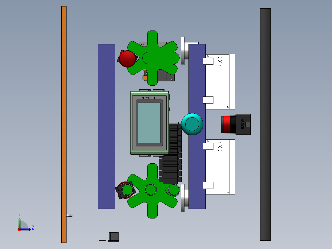 AGV小车、AGV(17)左视图