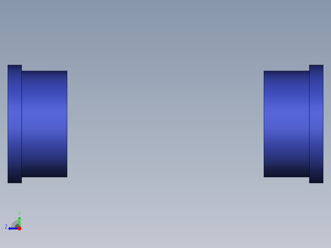 B3004492-推入式三通管接头 Y 型 10mm右视图