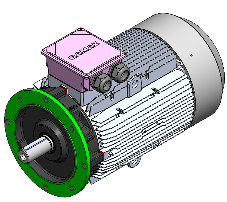 GAMAK 3G AGM 200-L B5 电机 37kW