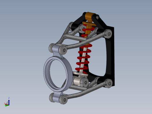 悬架模型（在上下文弹簧建模中）