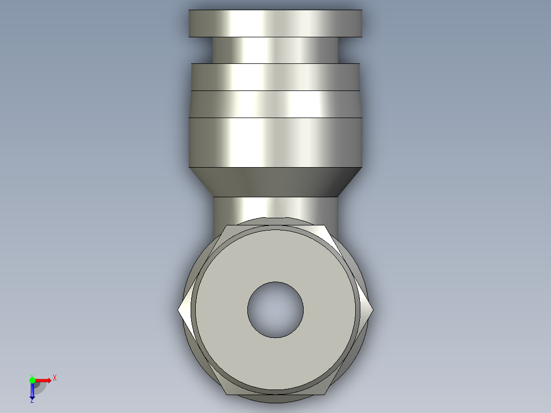 QKF-G气控阀QKF06-G01俯视图