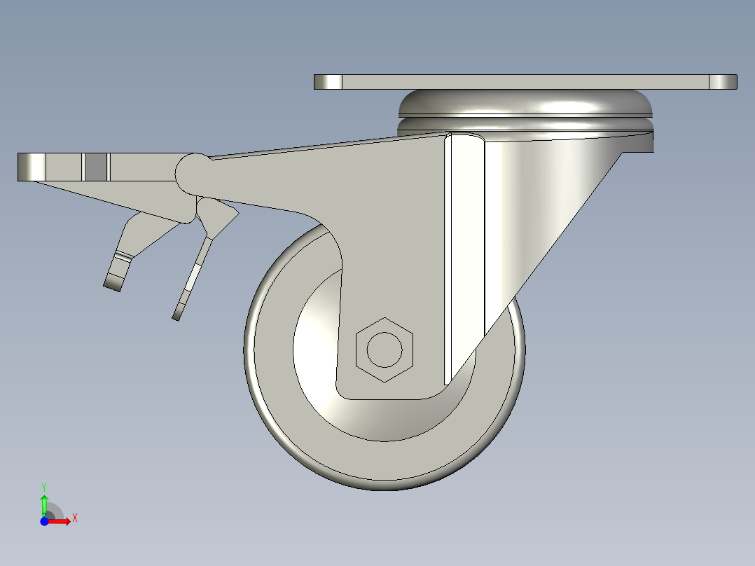 脚轮上隆JDD-40前视图