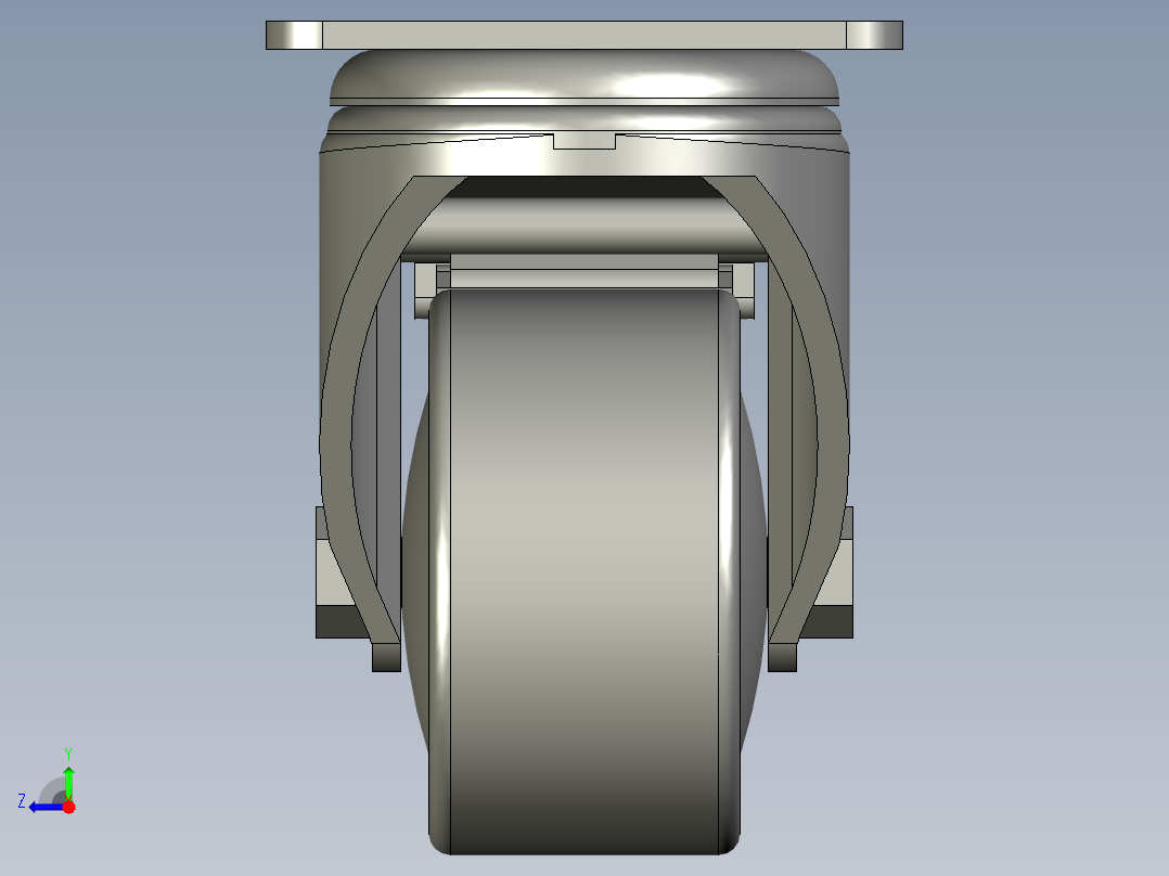 脚轮上隆JDD-40右视图