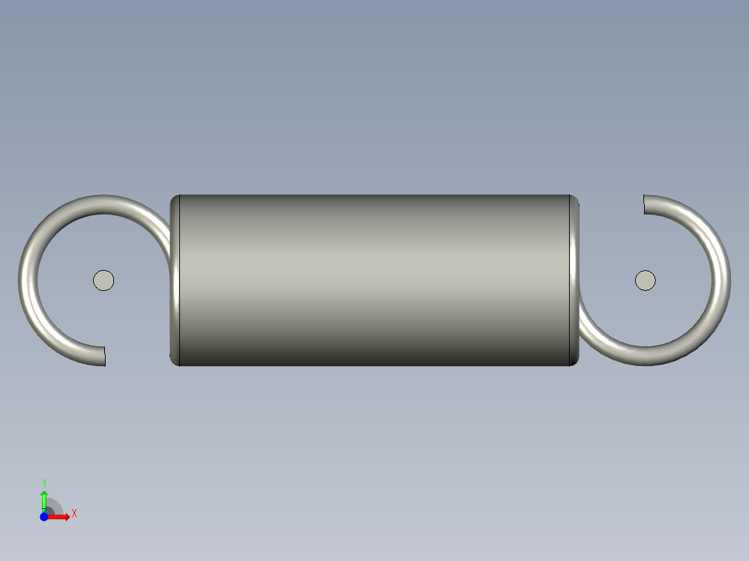 AUS12-055拉伸弹簧前视图