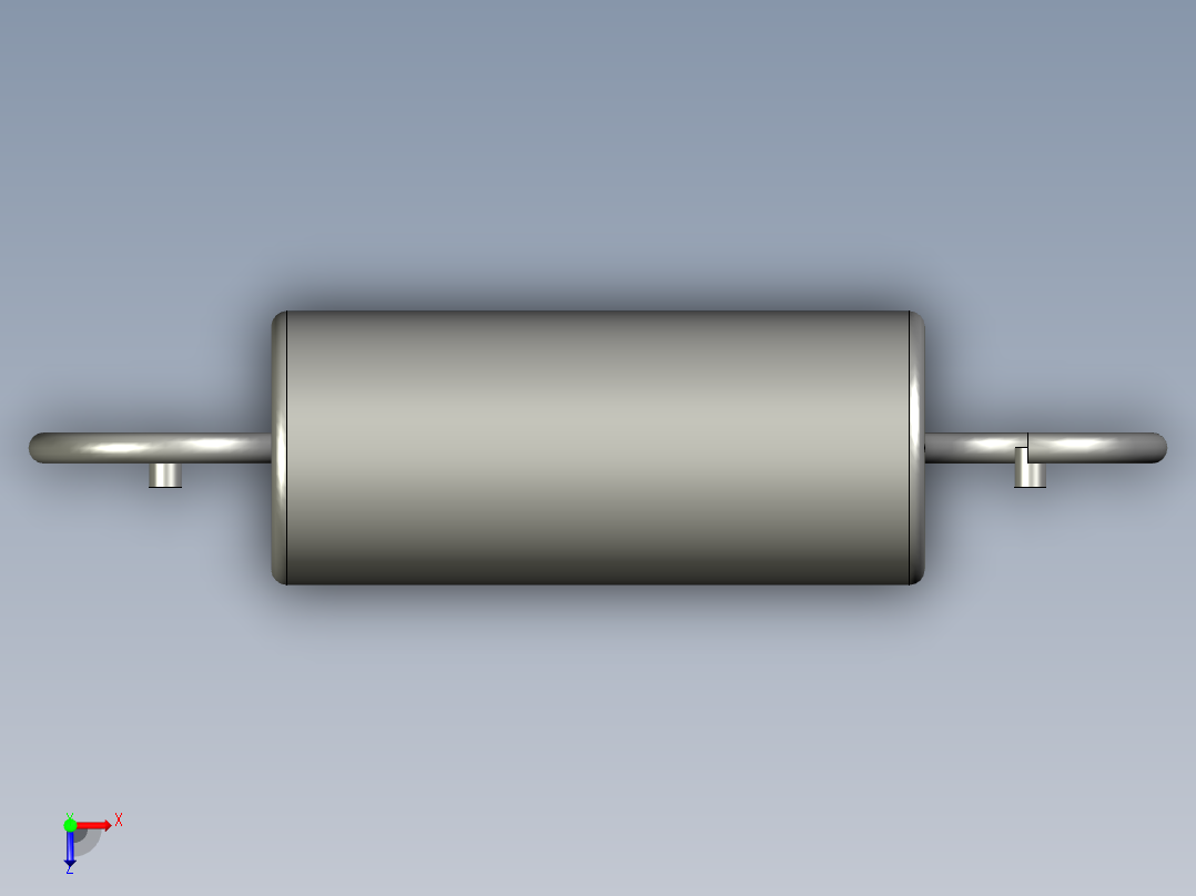 AUS12-055拉伸弹簧俯视图