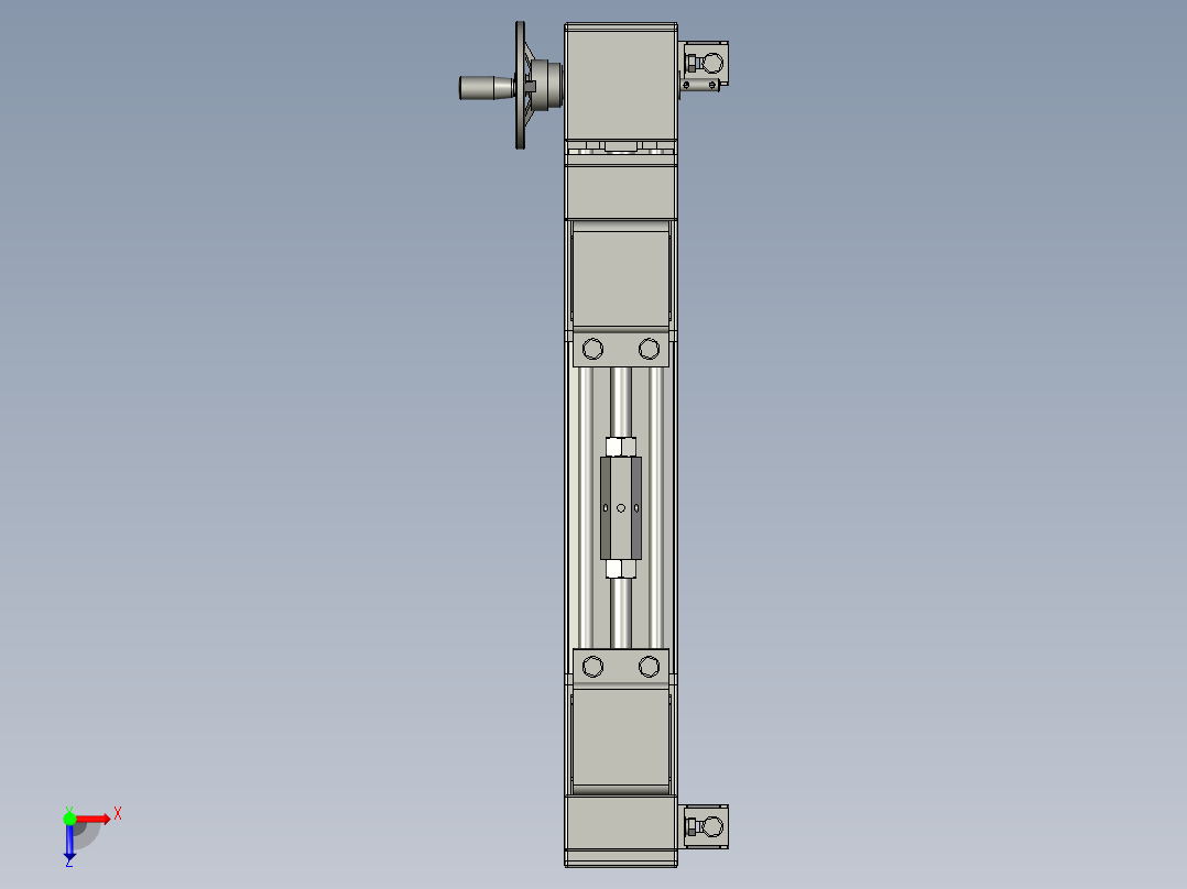 LA660A调宽机构(上方)俯视图