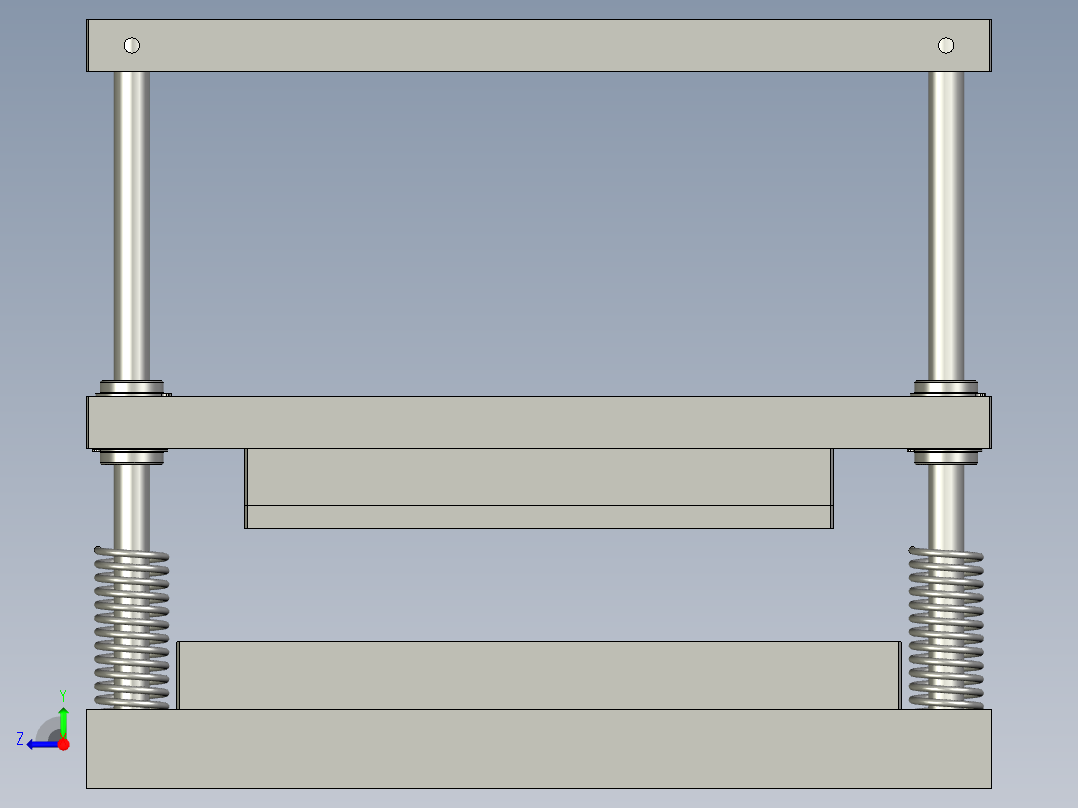 裁剪模架--纸板右视图